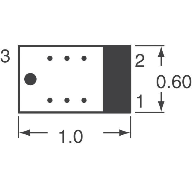 UNRF2A100A Panasonic Electronic Components  Transistors - Bipolar (BJT) - Single Pre-Biased